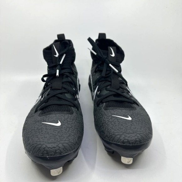 Nike Mens Alpha Huarache Nxt Baseball Shoes Black DJ6517-010 Mid Top‎ 7M New